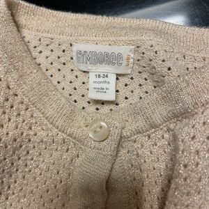 Gymboree Cream Baby Golden Cardigan